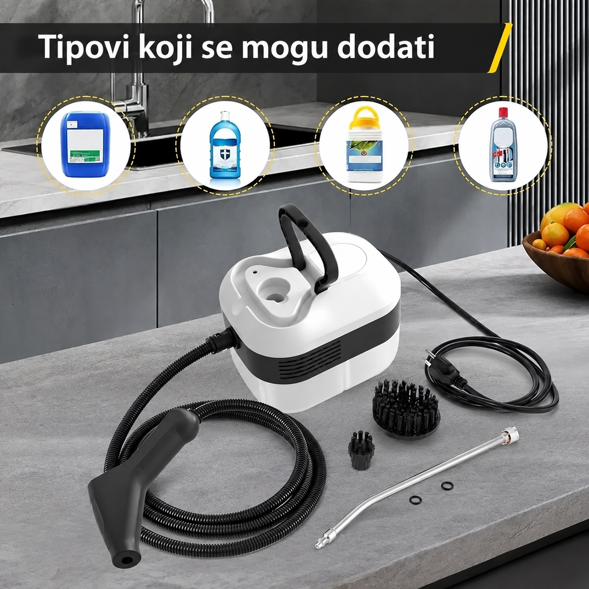 Božićni pokloni 1.2L Parni čistač velikog kapaciteta