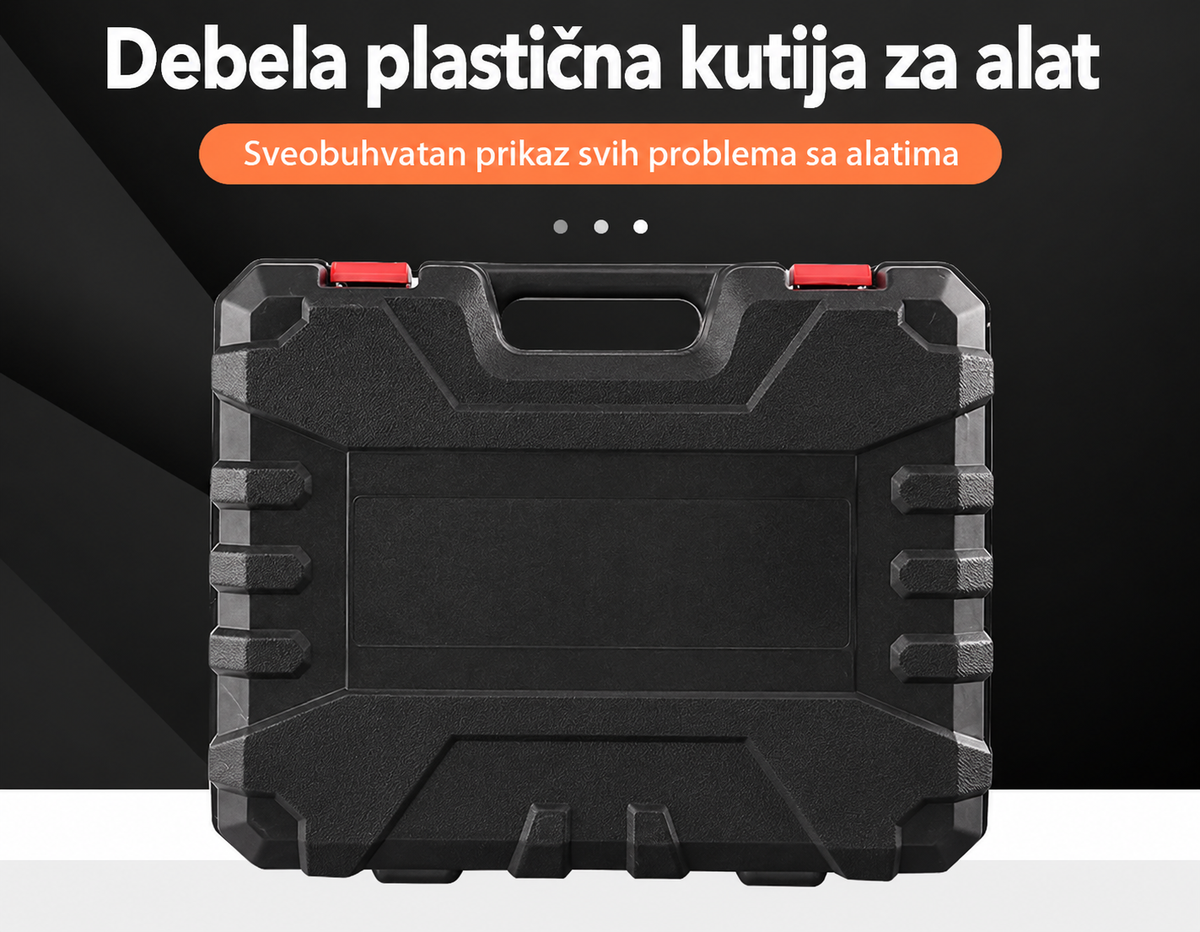 Kućni set alata sa 21 V litijumskom bušilicom