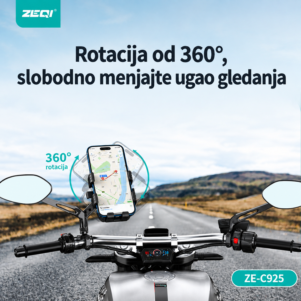 Držač za telefon za bicikl/motor