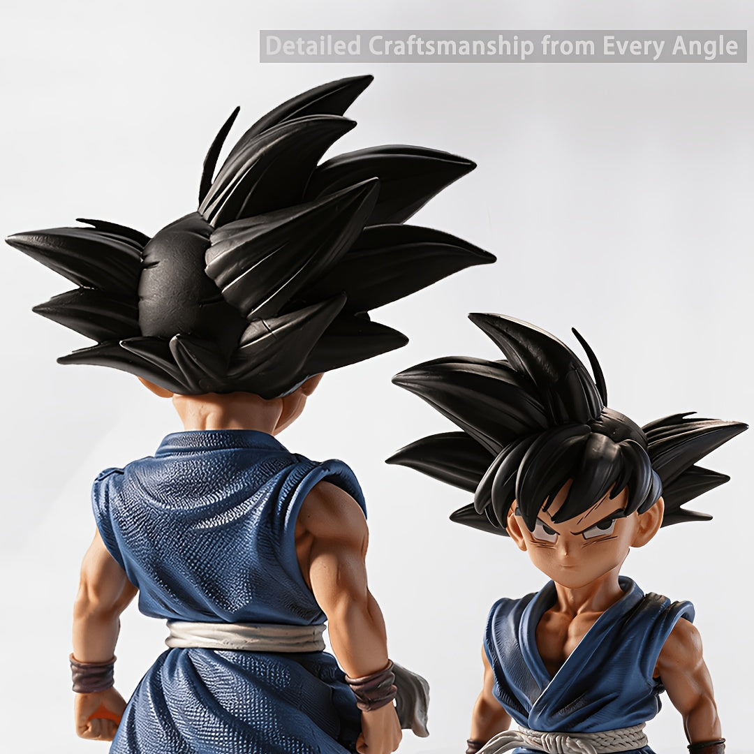 25.91cm Heavyweight Solid PVC Statue (764g), Premium Anime Action Figure with Battle-Damaged Diorama Base & 2 Interchangeable Heads