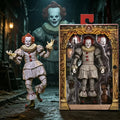WB Boxed NECA It Ultimate Bob 'S Pennywise 7-Inch Figure, Exquisite Craftsmanship And Rich Additions, Perfect for PC Case Decoration, Bookshelf Display, And Ideal for DC Fans' Birthday, Halloween/Birthday/Christmas Gift/Collection