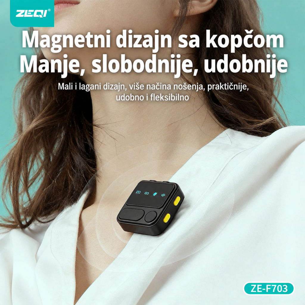Profesionalni bežični mikrofon za prijem zvuka