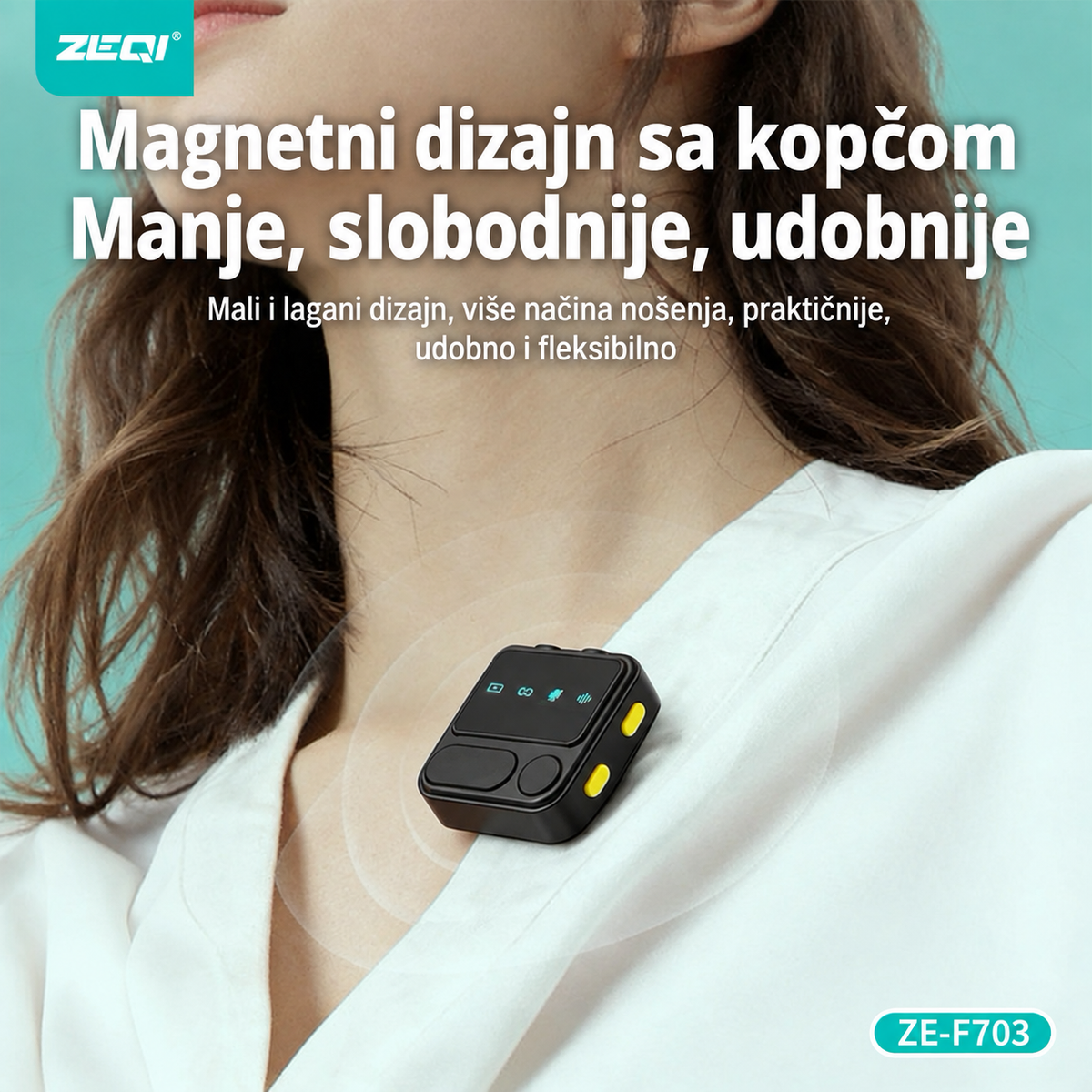 Profesionalni bežični mikrofon za prijem zvuka