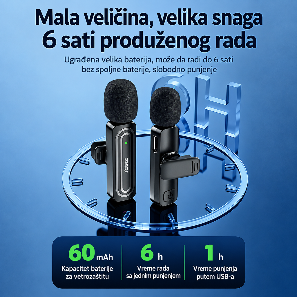 Bežični lavalier mikrofon