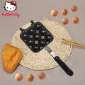 Sanrio Hello Kitty aparat za vafle u obliku jajeta iz crtanog filma, takoyaki tava sa nelepljivom površinom za kućnu upotrebu, multifunkcionalni mini kalup za kolače, Hello Kitty brendirani lonac za doručak