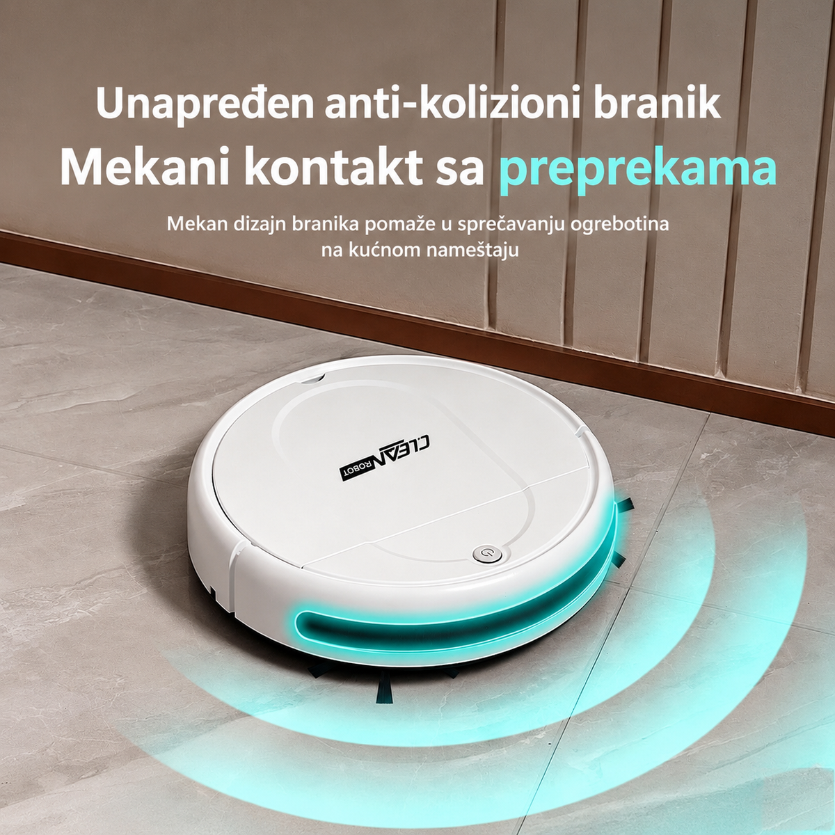 Automatski robot usisivač, 3-u-1 robot za metenje