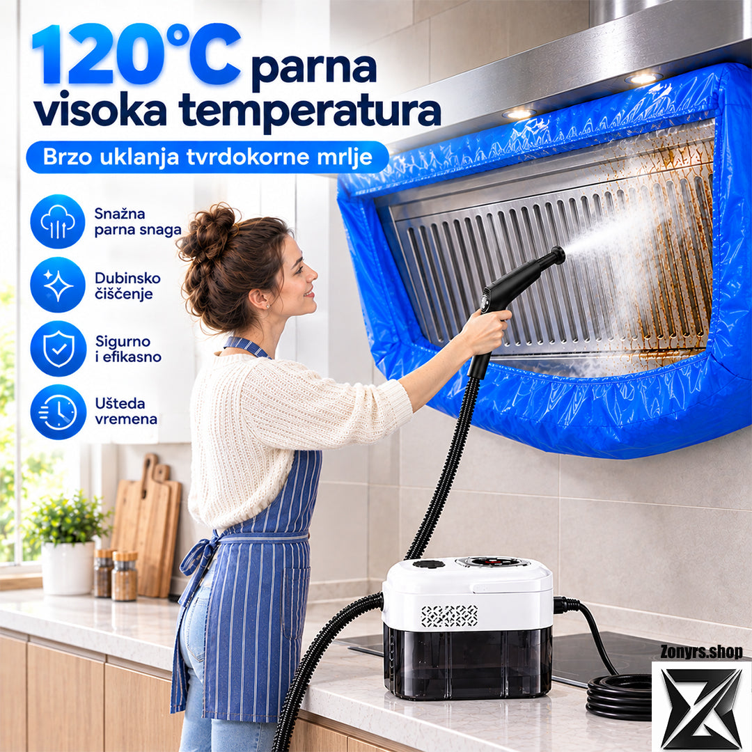 Mali kućni paročistač sa visokotemperaturnom parom pod visokim pritiskom