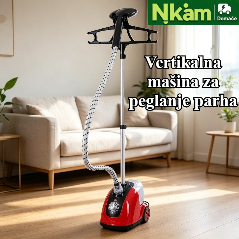 Dostava za 3-5 dana! Multifunkcionalni vertikalni paročistač za odeću, podesiva razina pare, samostojeća mašina za peglanje odeće sa teleskopskom potporom za uklanjanje bora sa kućne odeće, nasumična boja