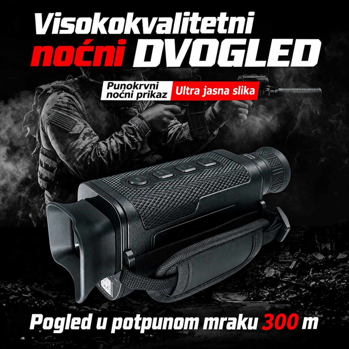 Nova generacija dvoglednog uređaja za noćno osmatranje sa HD slikom