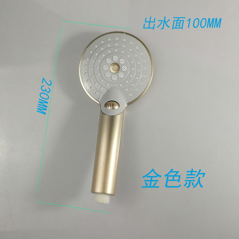 金开关花洒三挡调节金旋风花洒淋浴配件花洒管可调节大喷头批发