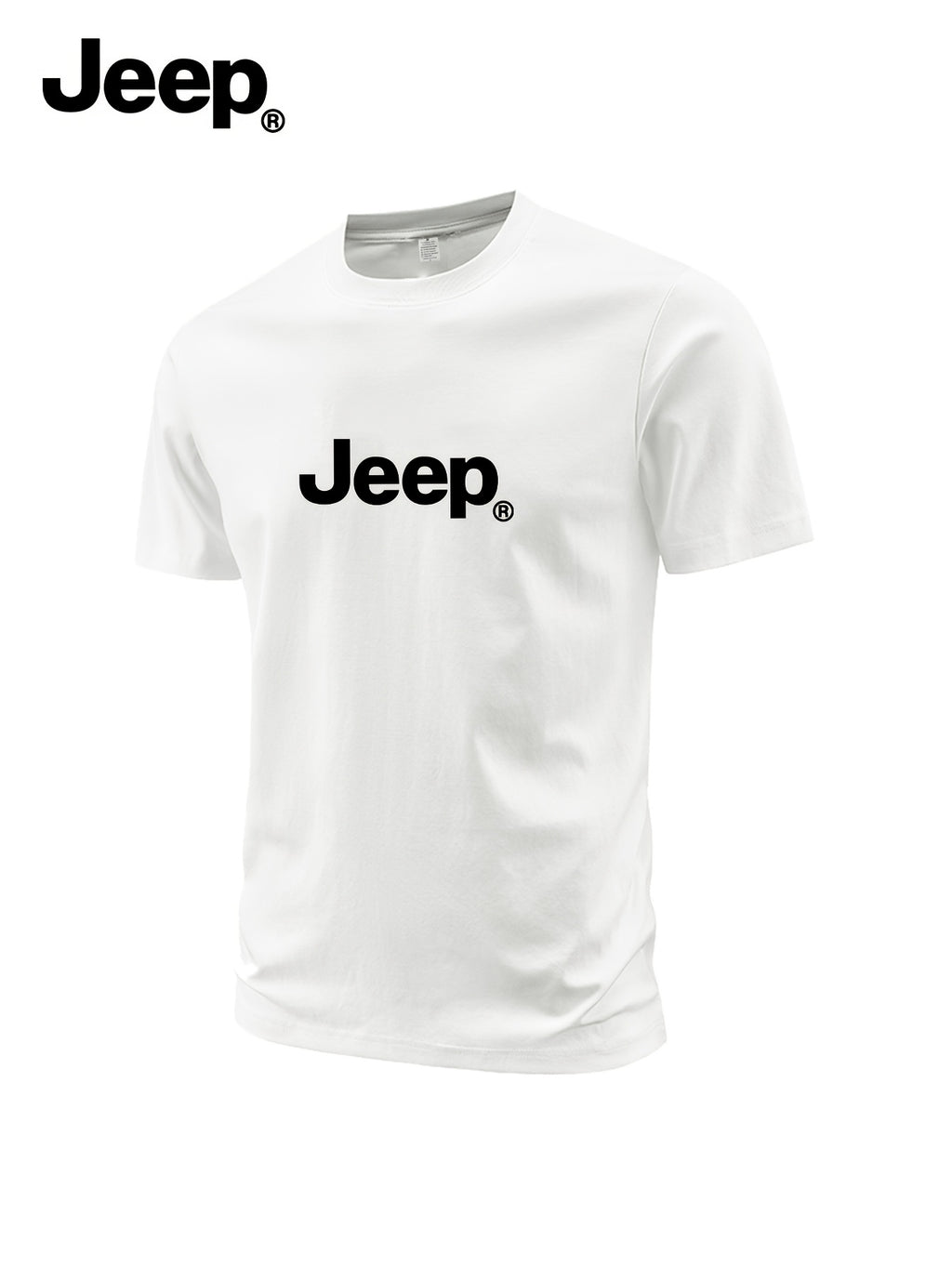 JEEP Proleće/Leto 2026 Nova Muška Majica Kratkih Rukava sa Olim Izrezom, Urbani Stil, Prilagodljiva, Trendi, Jednostavna Štampana Majica