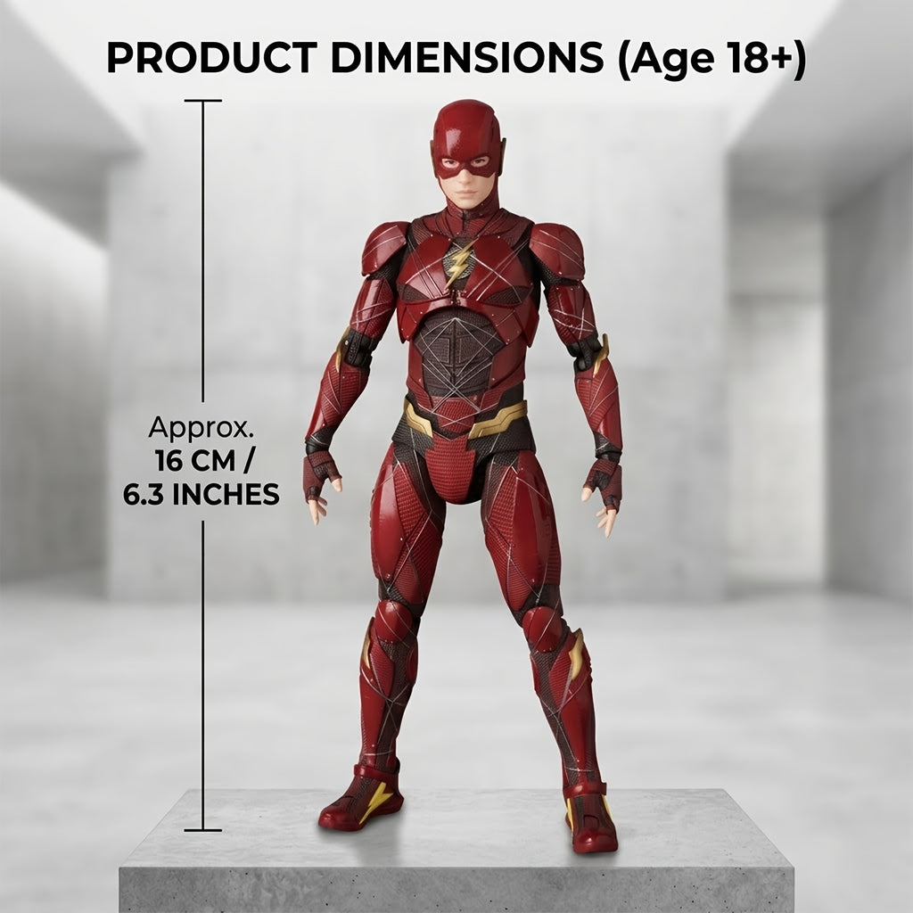 Službeno licencirani Warner Bros. DC Flash ručno rađeni kolekcionarski predmeti, DC Liga pravde, pogodni za Božić, Noć veštica, rođendanske poklone, dekoraciju doma, velike statue i ukrase za radni sto
