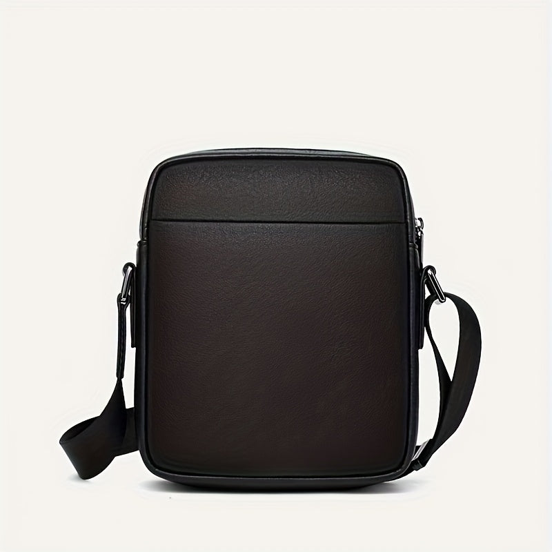 Emperor Paul Men's Single-Shoulder Bag, Genuine Top-Grain Cowhide Genuine Leather, Business Outing Fashionable Trendy Men's Crossbody Bag