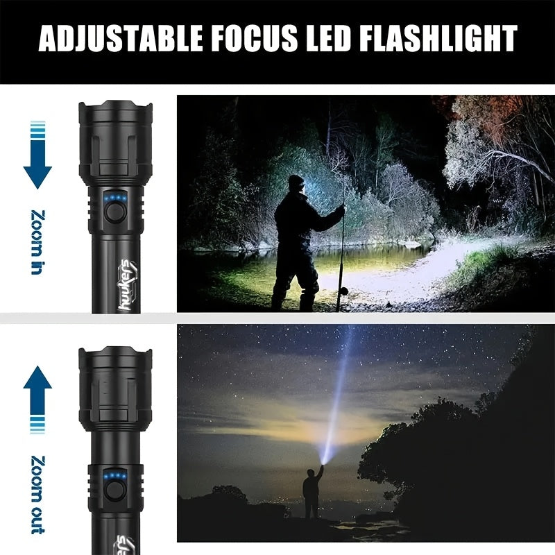 This Aluminum Alloy Ignition Flashlight Uses a Fresnel Lens for Ignition, Is USB Rechargeable, And Has a 5000Mah High-Capacity Battery. It'S Suitable for Camping, Exploration, Fishing, Patrolling, Travel, Home Use, And As a Holiday Gift. IP44