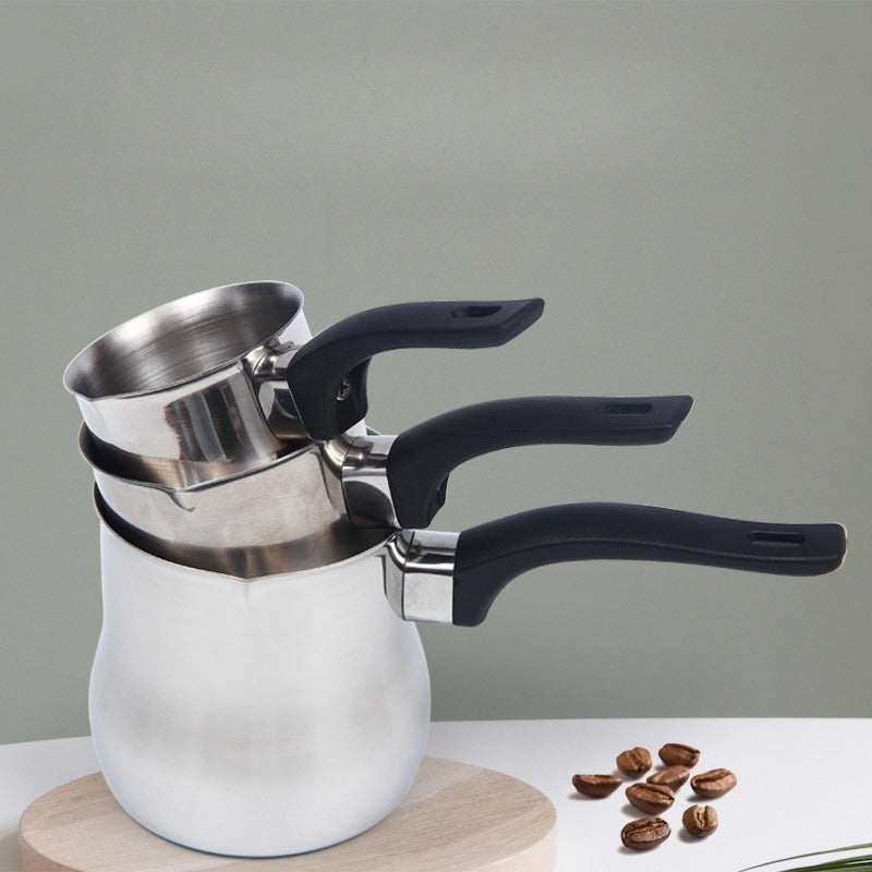 Nerđajući čelični bokal za mleko sa izlivom, profesionalni alat za latte art