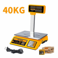 Precizna elektronska vaga sa posudom od nerđajućeg čelika, nosivosti 40 kg