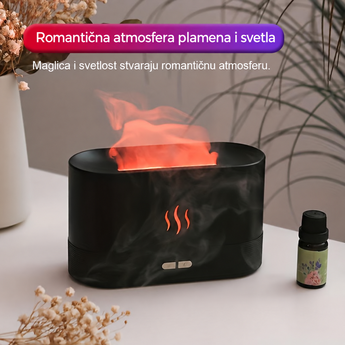 za kuću Flame 3D Simulacija Difuzor