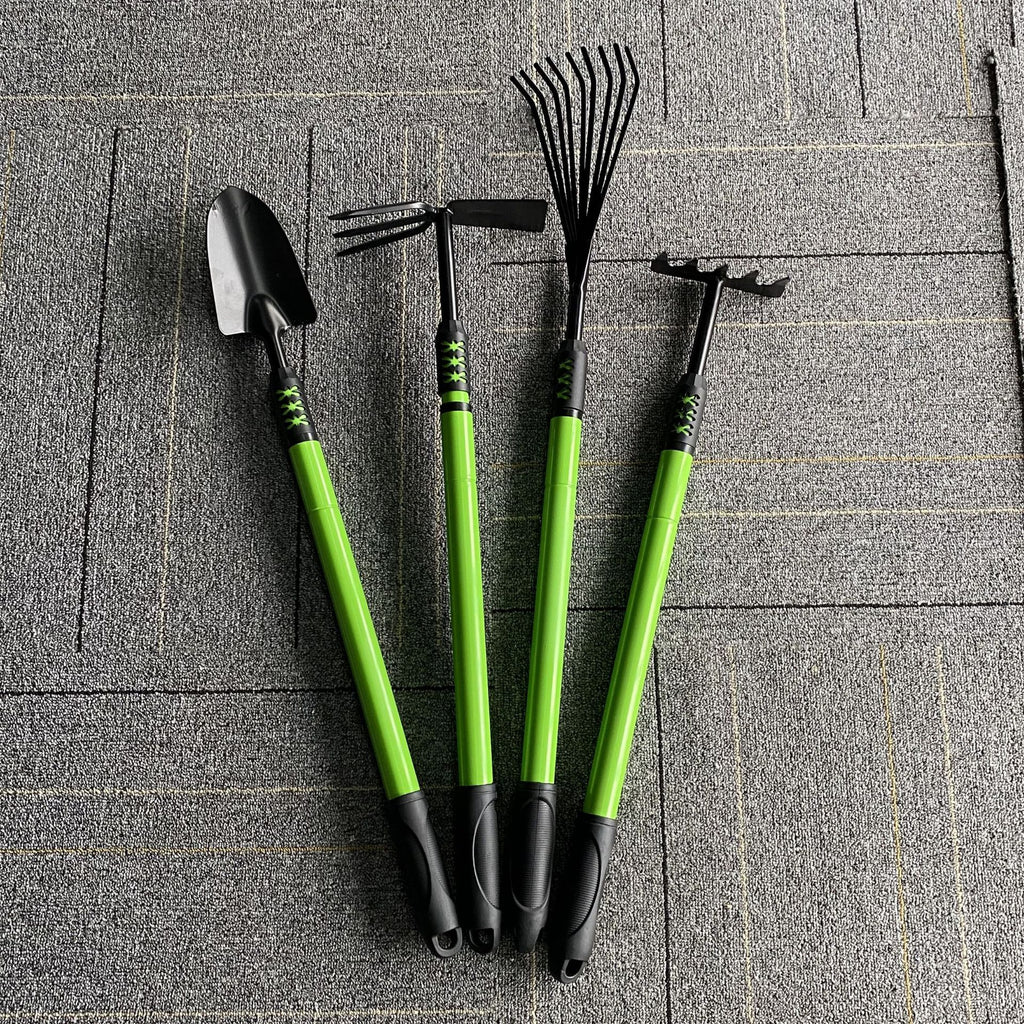 碳钢花园铲子铁锹 园林种花工具4件套装园林农用工具多肉园艺师