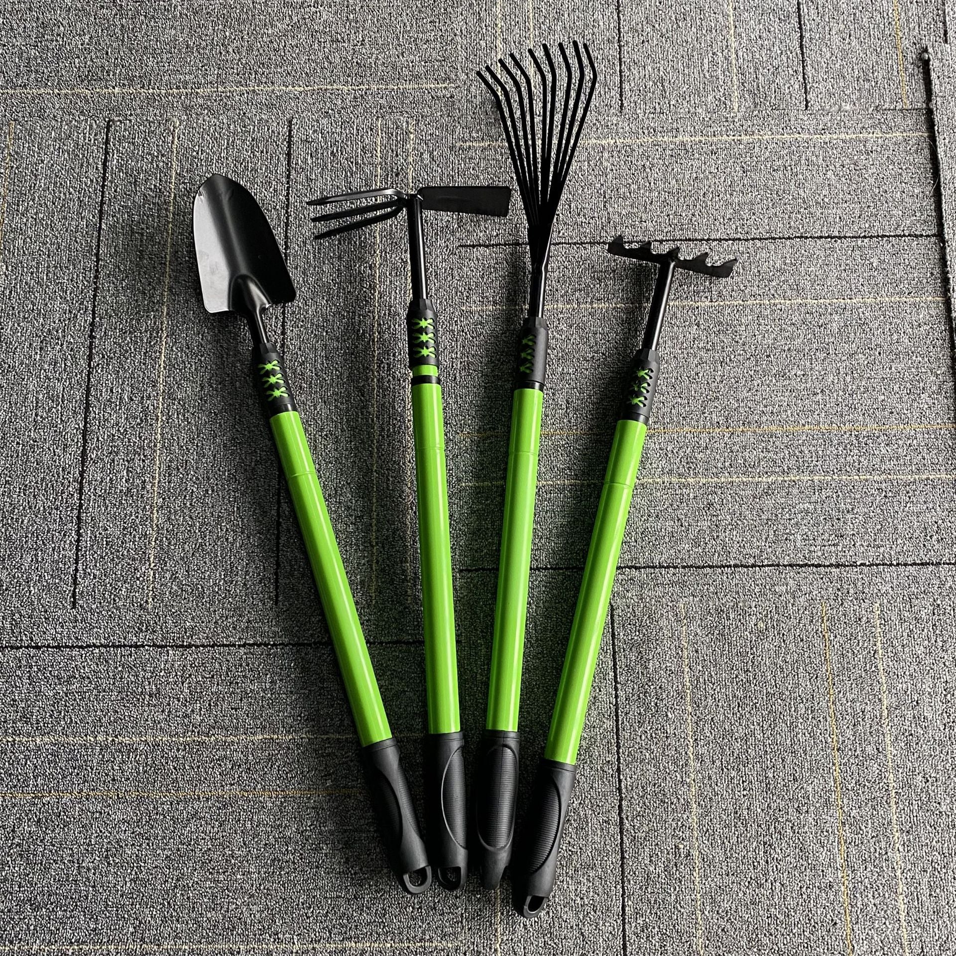 碳钢花园铲子铁锹 园林种花工具4件套装园林农用工具多肉园艺师