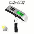 Prenosiva elektronska digitalna putna vaga za prtljag, kapacitet 50kg/10g