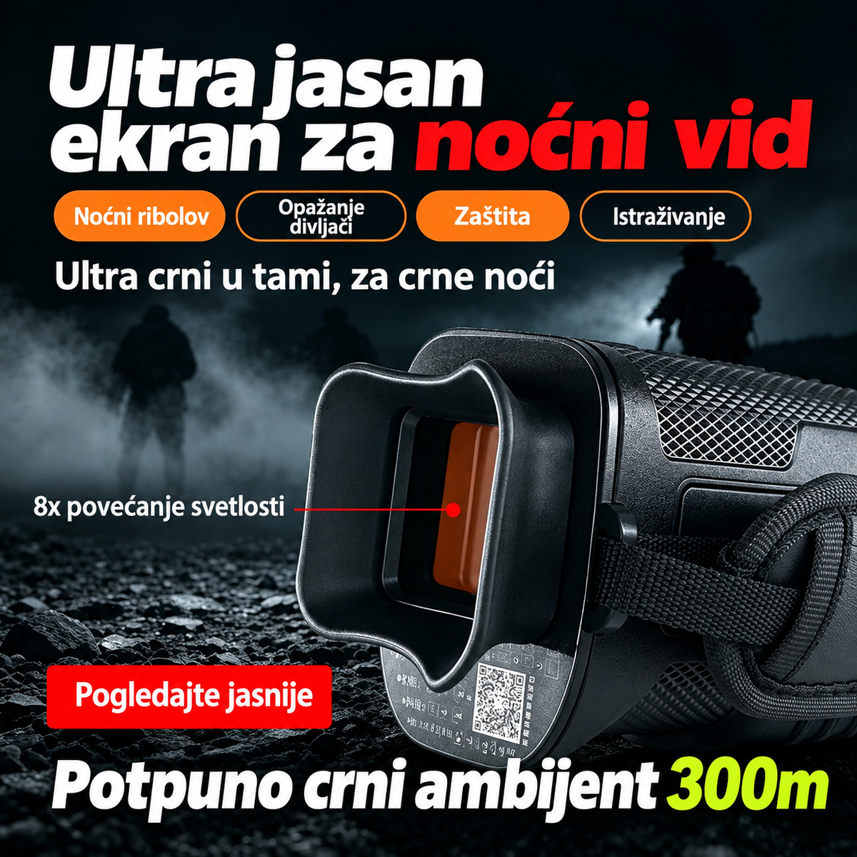Nova generacija dvoglednog uređaja za noćno osmatranje sa HD slikom