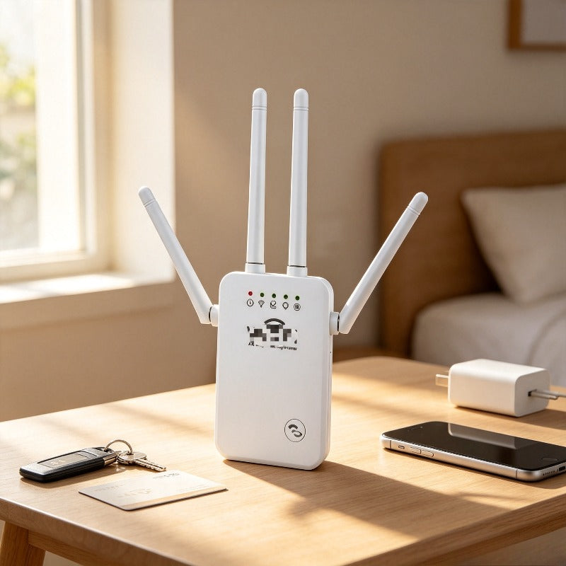 Pošiljka iz lokalnog skladišta, boja nasumična, bežični WiFi pojačivač od 300Mbps, bežični repetitor sa 4 antene, pojačivač WiFi signala za dom, podržava repetitor/ruter/AP mod, pogodan za korišćenje u kući i kancelariji