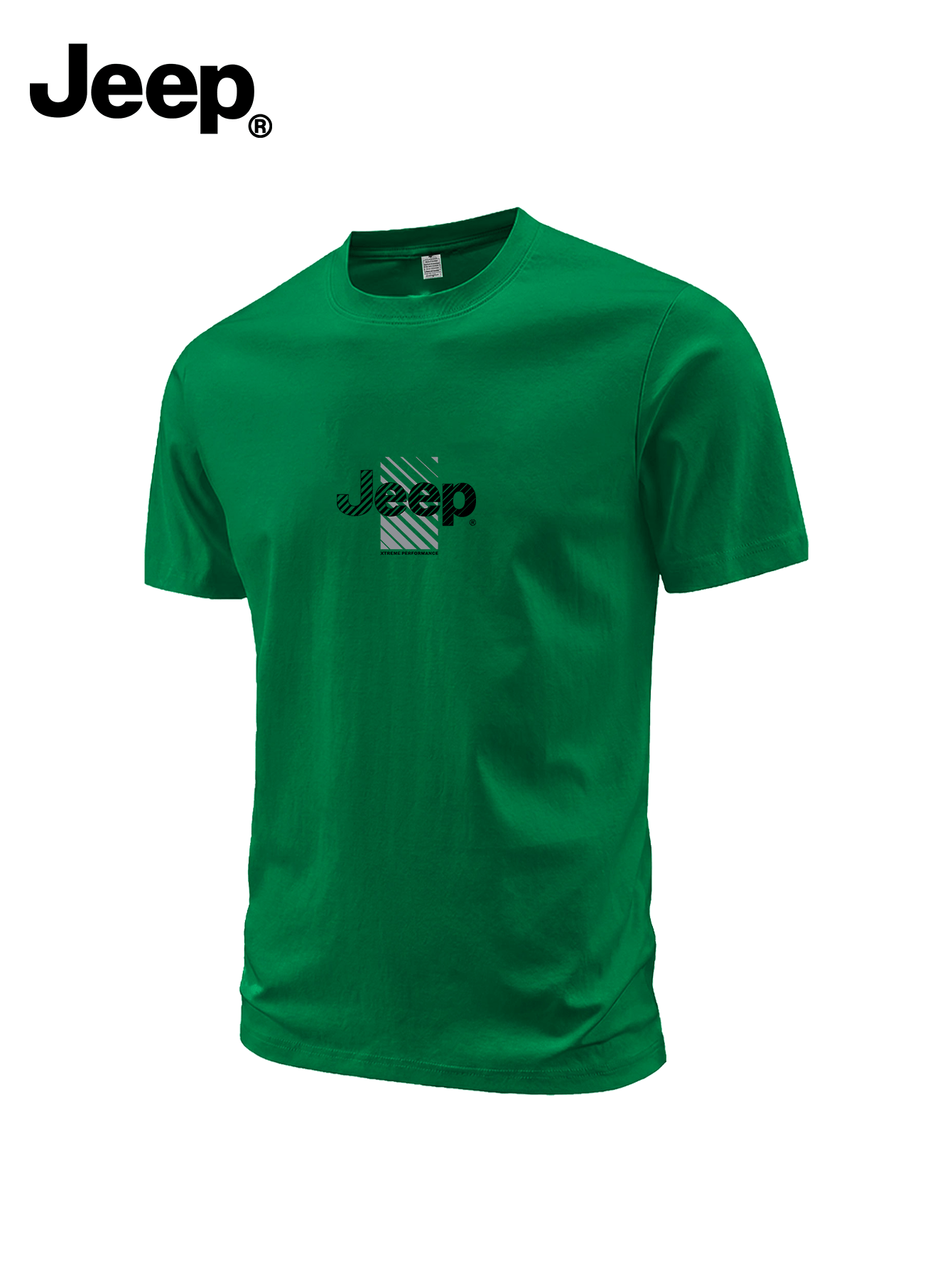 JEEP Proleće/Leto 2026 Nova Muška Majica Kratkih Rukava sa Olim Izrezom, Cityboy Stil, Raznovrsna, Moderna, Laka Štampa