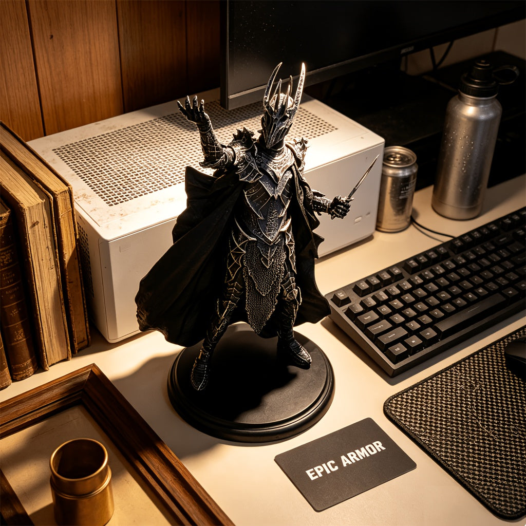 Interactive Game Figurine Dolls, The Lord of the Rings 3rd Generation, Figurine of the Eye of Sauron, Exquisitely Restored, Desktop/study Statue Ornament, Entrance Hall Decoration, Collectible Figurine, Gift for Birthday/Mother's Day
