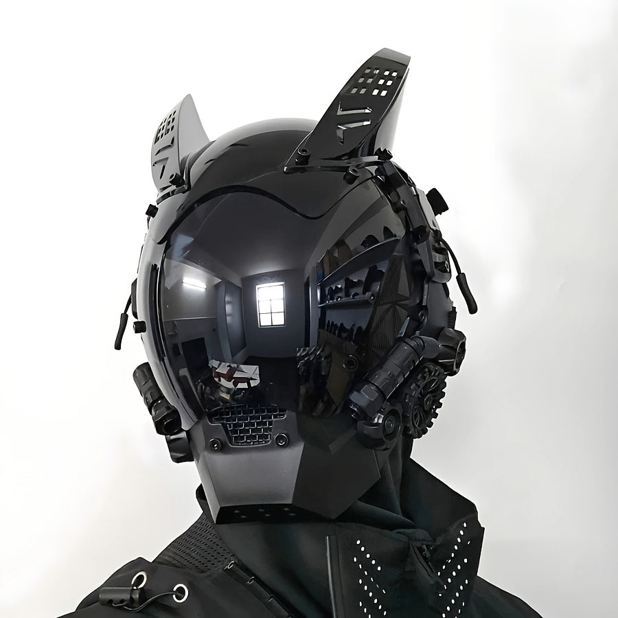1 kom DOLEDOLEN Cyberpunk maska, velika maska iz stripa, Maska, Maska smrti, nezastrasujuće lobanje za Noć veštica za muškarce, maske smrti, maska lika