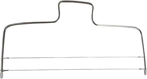 Baking Adjustable 2-Wire Layer Cake Cutter Leveler, Stainless Steel, 13.3-Inches x 6.7-Inches