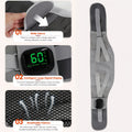 Bežični pojas za masažu struka sa 4 podesiva režima temperature, ergonomski dizajniran da odgovara krivini struka, pruža nežno iskustvo masaže struka sa vibracijom, savršen USB punjivi porodični poklon