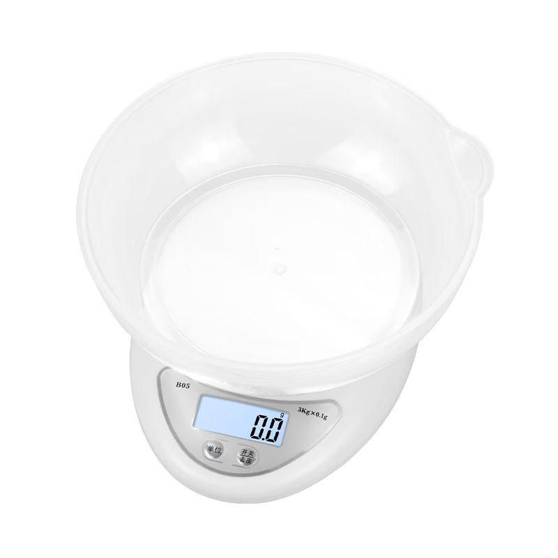 Prenosiva elektronska kuhinjska vaga 5 kg/1 g (baterije nisu uključene)