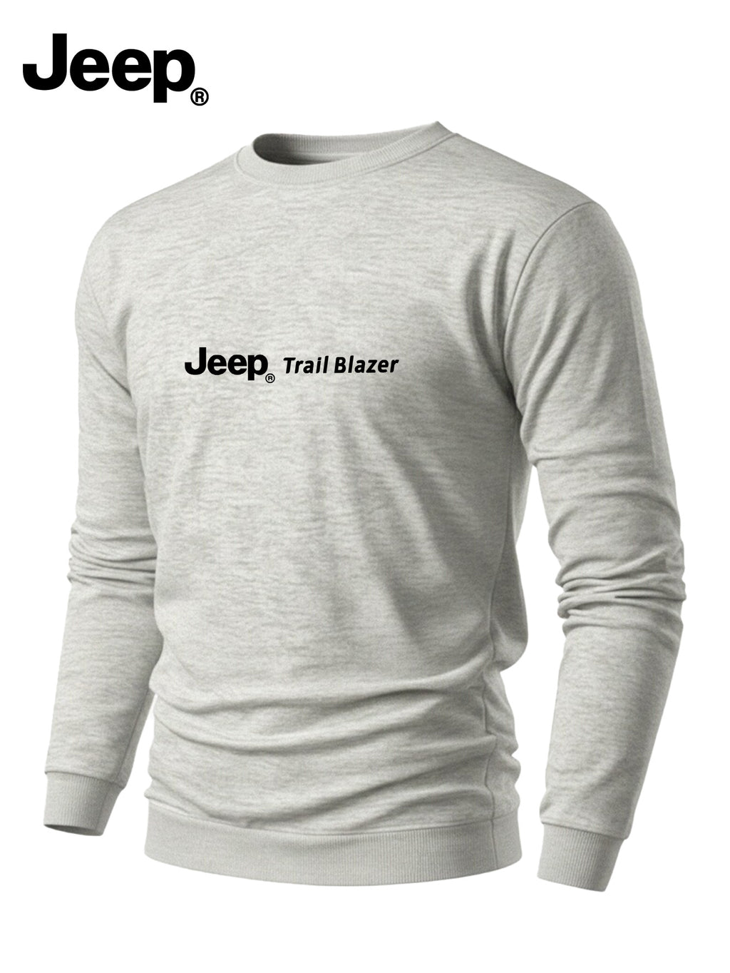 Jeep Muška Dugački Rukav Duks Oli Izrez Široki Ležerni Trendi Svestrani Svakodnevni Izlazak Udoban Prozračan Pulover Top