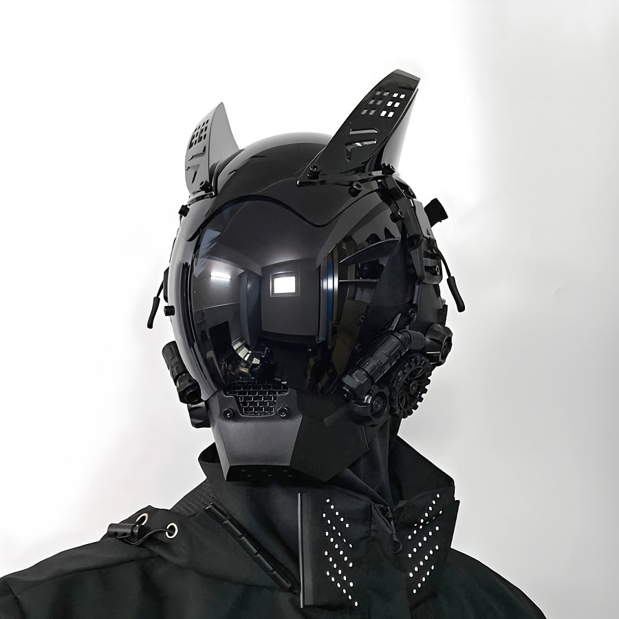 1 kom DOLEDOLEN Cyberpunk maska, velika maska iz stripa, Maska, Maska smrti, nezastrasujuće lobanje za Noć veštica za muškarce, maske smrti, maska lika