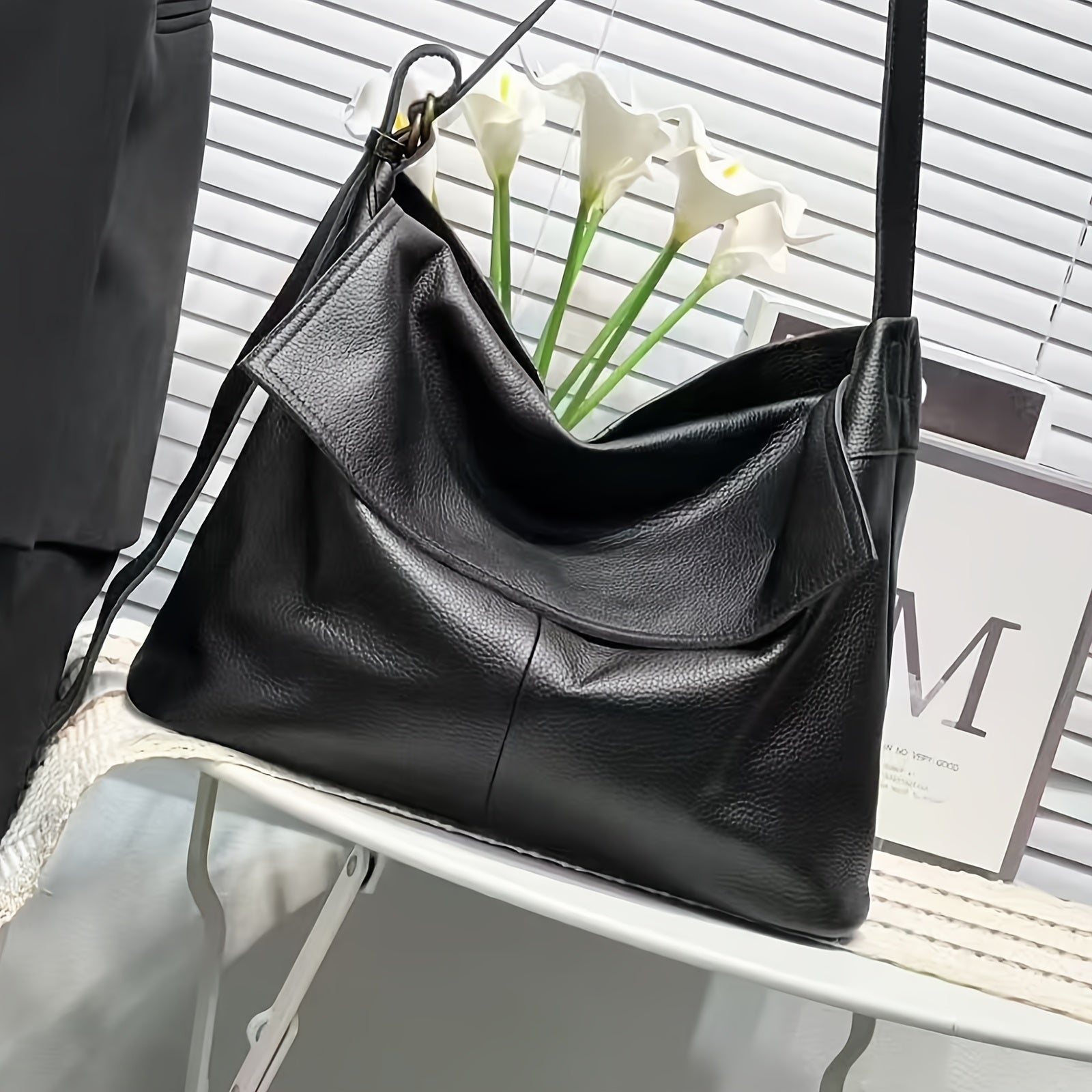 Genuine Leather Bag Women'S Crossbody Shoulder Bag Fashion Designer Leather Satchel Purse
