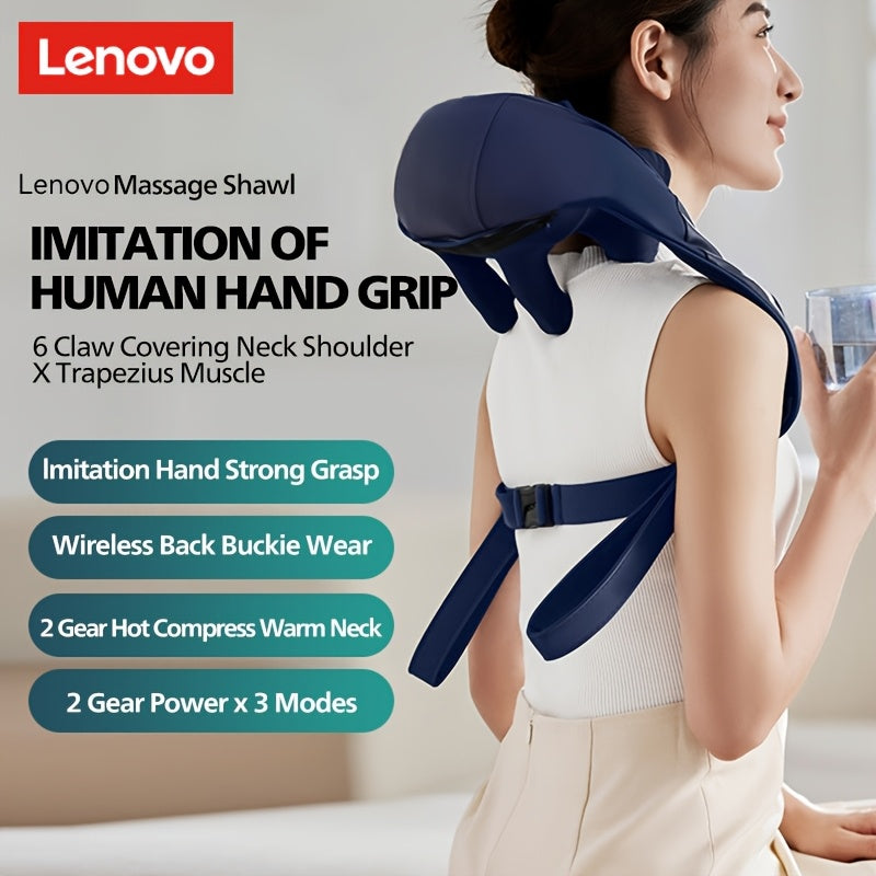 Lenovo Cervikalni Masažer je Potpuno Automatski Multifunkcionalni Uređaj za Masažu Ramena, Vrata, Leđa, Struka i Nogu, kao i za Otpuštanje Zategačenosti