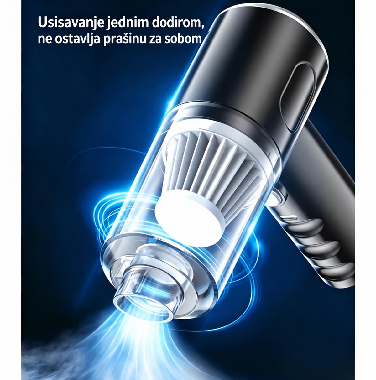 Bežični ručni usisivač za automobil