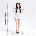 Custom Single-Figure Anime Style Realistic Figure, Resin with Matte Finish, 2D Personalized Collectible Statue, Hand-Painted Sculpture for Desktop Display, Customizable Pose & Appearance, Ideal Gift for Anime Fans, Single Custom Figure