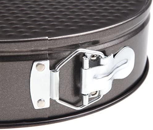 8 inch circular Springform interlocking and leak- proof seal carbon baking C ake Pan