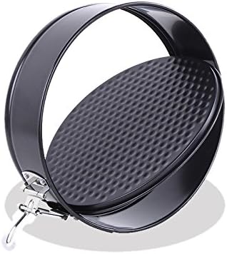 8 inch circular Springform interlocking and leak- proof seal carbon baking C ake Pan