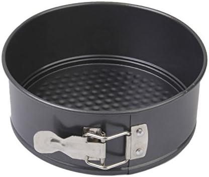 8 inch circular Springform interlocking and leak- proof seal carbon baking C ake Pan