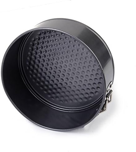 8 inch circular Springform interlocking and leak- proof seal carbon baking C ake Pan