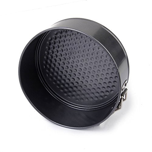 8 inch circular Springform interlocking and leak- proof seal carbon baking C ake Pan