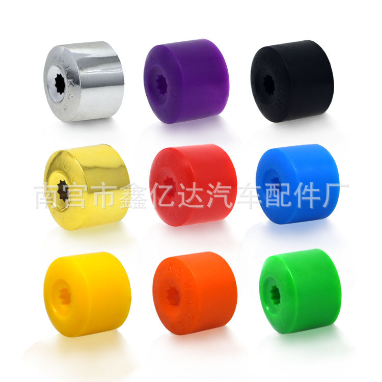 17mm 19mm 21毫米通用汽车轮胎螺丝帽 轮毂装饰塑料壳 螺母保护盖