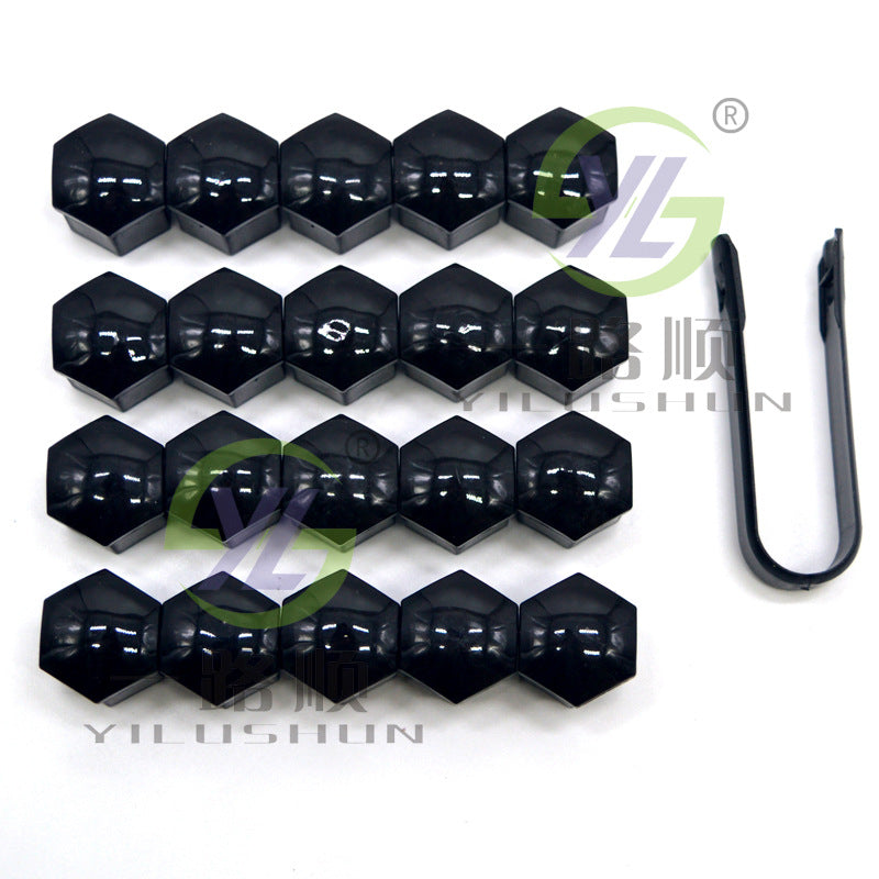 17mm 19mm 21毫米通用汽车轮胎螺丝帽 轮毂装饰塑料壳 螺母保护盖