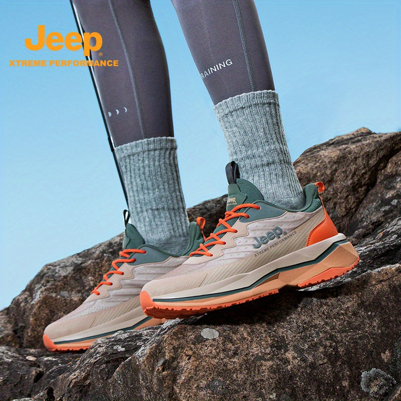 Jeep Muške Outdoor Neklizajuće, Otporne na Habanje Cipele za Planinarenje i Trčanje, Prozračne Sportske Ležerne Cipele P441591280