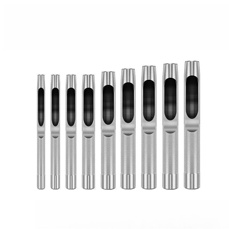Set za bušenje kaiševa 9 komada 2.5 - 25MM Alat za bušenje kružnih rupa za izradu rupa u kaiševima, Šuplji bušač za izradu rupa u kaiševima, Alat za bušenje kaiševa za izradu rupa i bušenja - Set različitih veličina