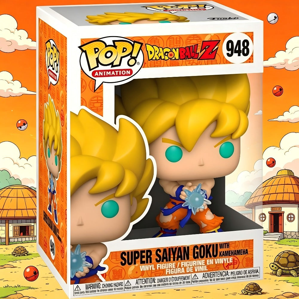 Funko Pop Collectible Toys Animation:  Z - SS Goku with Kamehameha Wave Multicolor, Collectable Vinyl Figure - Gift Idea - Official Merchandise - Anime Fans