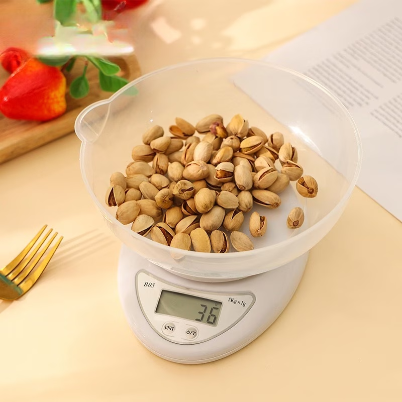 Prenosiva elektronska kuhinjska vaga 5 kg/1 g (baterije nisu uključene)