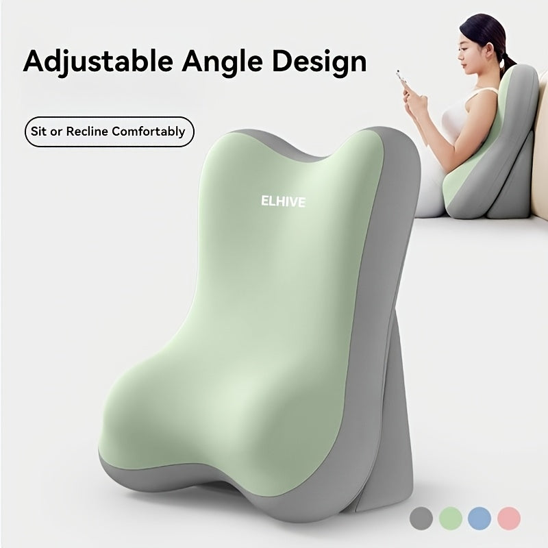 Care Cushion, Turning Aid, Memory Foam Back Support Cushion for Sitting up in Bed, 2pcs Set of Adjustable Bed Wedge Pillows, Suitable for Comfortable Reading Support for the Back and Neck, Multifunctional Lumbar Cushion for Gaming and Relaxation